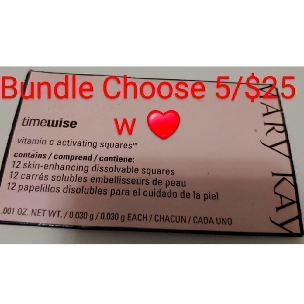 Mary Kay Cosmetics Vitamin C Activating Squares NWOT